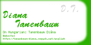 diana tanenbaum business card